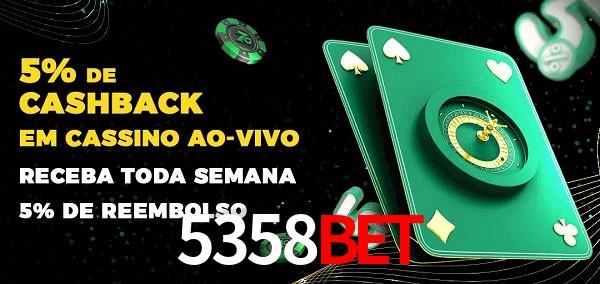 Promoções do cassino ao Vivo 5358bet